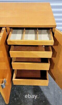 RARE Eliel Saarinen Johnson Furniture Co. MCM Birch Server/Buffet