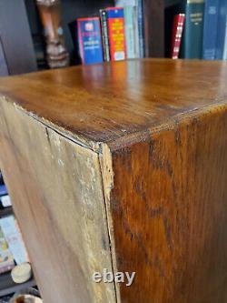 RARE Large Solid Tiger Oak Antique Rolltop Sorting Cabinet GREAT CONDITION