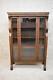 Red Lion Tiger Mission Oak Display Bookcase China Display Curio Cabinet