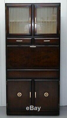 Rare 1950's Original Larder Cupboard Stunning Patina Fold Down Work Top Drawers