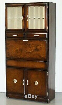 Rare 1950's Original Larder Cupboard Stunning Patina Fold Down Work Top Drawers