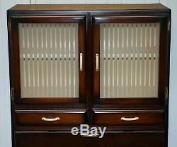 Rare 1950's Original Larder Cupboard Stunning Patina Fold Down Work Top Drawers