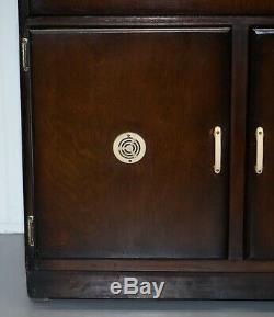 Rare 1950's Original Larder Cupboard Stunning Patina Fold Down Work Top Drawers