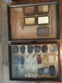 Rare Antique 100+ Year Old Philadelphia Museum Cabinet Filled with Unique Displays
