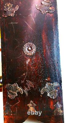Rare Antique Asian 8 Drawer Wood Spice Organizer Cabinet 13 1/2 Inches High