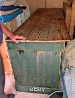 Rare Antique Country Store Counter, General Store, NC, Primitive, Kitchen Island