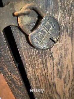 Rare Antique Keystone Parts Cabinet Drawers Hardware Store Nuts Bolts Apothecary