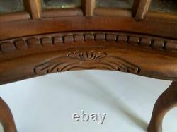 Rare Antique Saleman Sample Curio Table Beveled Glass Tray Circa 1900's