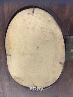 Rare Carved Wood Medicine Hanging Cabinet Depicting Goethe-Schiller Monument