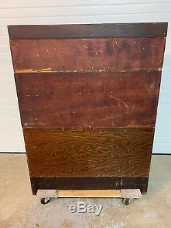 Rare Circa 1900 Antique Watchmakers Jewelers Dental Cabinet Buy It Now