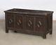 Rare & Large Late 17th Century English Baroque Carved Oak Blanket Chest