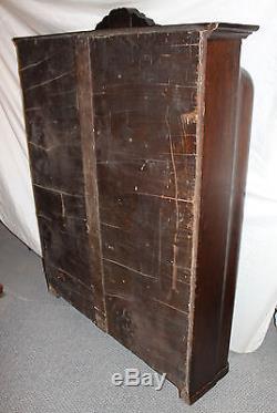 Rare Oak Antique Gun Cabinet