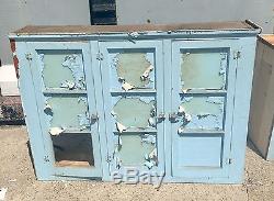 Rare Old 1920's Kitchen Cabinet Old Paint For Restoration