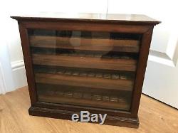Rare Old Display Case Opticians or Optometrists Cabinet