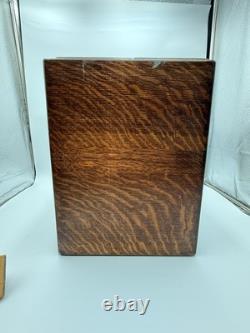 Rare Size Vintage 4 Drawer Wooden Card Catalog File Cabinet Library