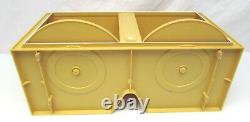 Rare Vintage Rubbermaid Bathroom Vanity Cabinet NOS Mid Century 1967 Mustard