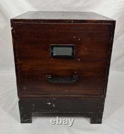 Rare Vintage SteelMaster Stacking File Cabinet With Footed Base Stand 1 Drawer