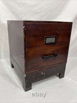 Rare Vintage SteelMaster Stacking File Cabinet With Footed Base Stand 1 Drawer