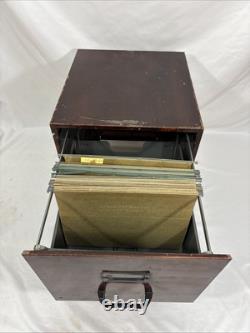 Rare Vintage SteelMaster Stacking File Cabinet With Footed Base Stand 1 Drawer