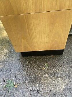 Rare Vintage Wood Library Card Catalog Cabinet 60 Drawers with3 Pull Out Shelves
