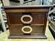 Rare Antique 1800's National Cabinet File Letter Cabinet Wood Box 2 Drawers