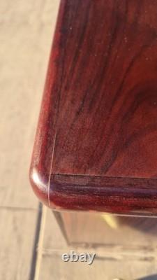 Rasmus of Denmark Rosewood Curio Cabinet Danish Modern Lighted Display