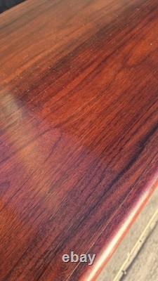 Rasmus of Denmark Rosewood Curio Cabinet Danish Modern Lighted Display