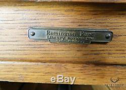 Remington Rand Antique Oak Multi-Drawer Stacking Card File Library Bureau