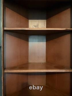 Reproduction of an 1880's kitchen corner cupboard very nice