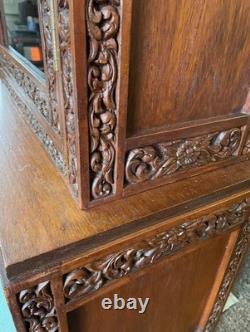 Rifle cabinet teak