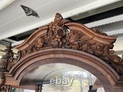 Rococo Rosewood Carved Etagere