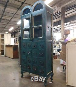 Rounded Top Apothecary Display Cabinet