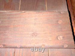 Rustic Farmhouse Antique Pine Chimney Cupboard 7.2' Tall