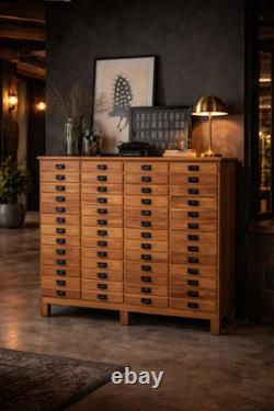 SALE Antique 1890s Oak Apothecary Cabinet, Tin Drawer Chest, Storage Cabinet