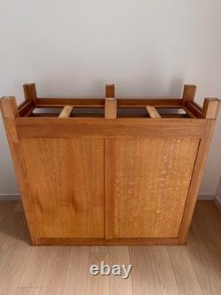 SALE Antique 1890s Oak Apothecary Cabinet, Tin Drawer Chest, Storage Cabinet