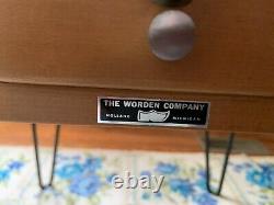 Sale! Vintage Worden Library Card Catalog 12 Drawer Maple