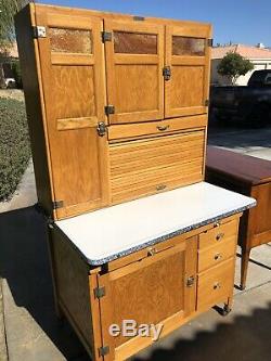Sellers Hoosier Oak Kitchen Cabinet