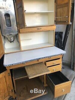 Sellers Hoosier Oak Kitchen Cabinet