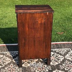 Sheet Music Storage Cabinet Stand Cantilever Shelves Antique 1904 Piano Organ