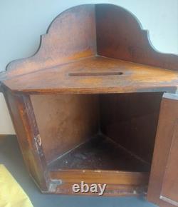 Small, Country House, Victorian Corner Cupboard, Used To Collect Post