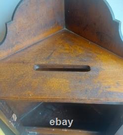 Small, Country House, Victorian Corner Cupboard, Used To Collect Post