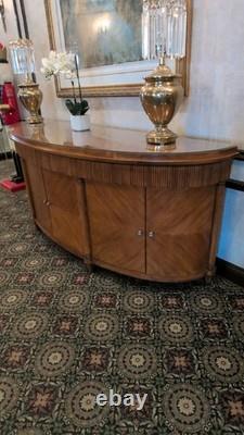 Solid Wood Cabinet With Glass Top 1970's In Really Good Condition, Very Nice