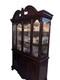 Solid Wood Lighted China Cabinet / Hutch Glass Display, Vintage Style