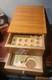 Specimen Teak Apothecary Cabinet Hardware Parts Dental 2 Drawers, Wood Mcm