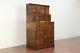 Stacking 33 Drawer Quarter Sawn Oak Antique File Cabinet, Signed Globe #29940