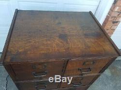 Stacking oak antique file cabinet. Yawman & Erbe Co. Vtg. Early 1900s ORIGINAL