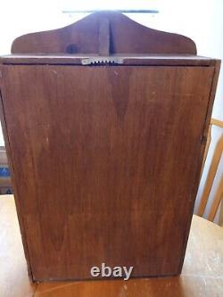 Stain glass Cupboard. Hanging Cupboard With Glass Door. Very Beautiful