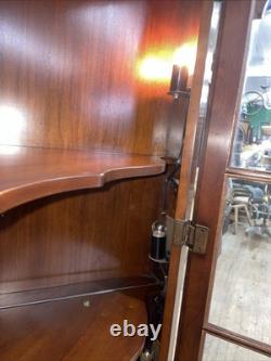 Statton Chippendale Style Solid Cherry Corner Cabinet with Keys