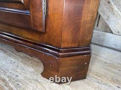 Statton Chippendale Style Solid Cherry Corner Cabinet with Keys