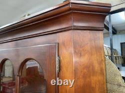 Statton Chippendale Style Solid Cherry Corner Cabinet with Keys